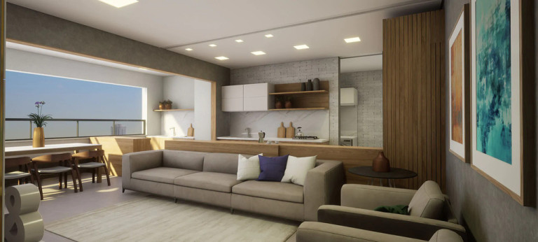 Imagem Apartamento com 3 Quartos à Venda, 102 m² em Vila Assunção - Santo André