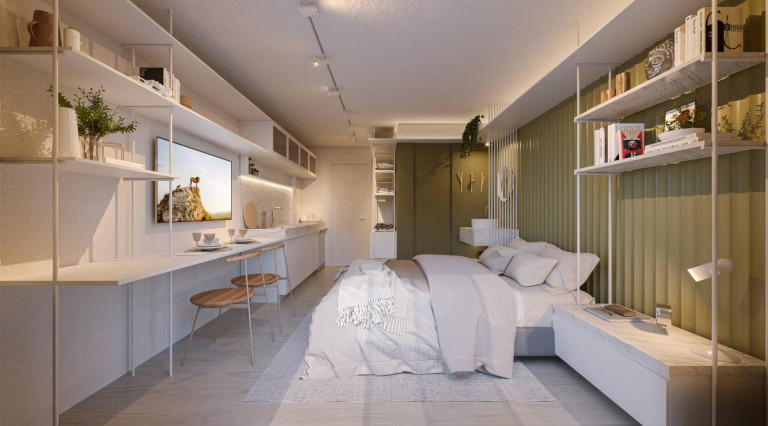 Imagem Apartamento com 1 Quarto à Venda, 20 m² Imagem Apartamento com 1 Quarto à Venda, 20 m²