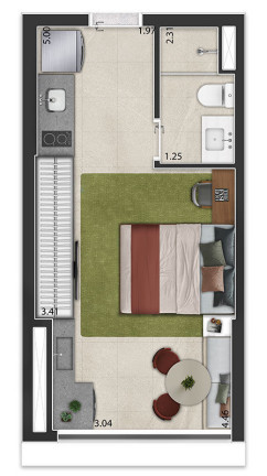 Imagem Imóvel com 1 Quarto à Venda, 26 m² em Sumaré - São Paulo Imagem Imóvel com 1 Quarto à Venda, 26 m² em Sumaré - São Paulo