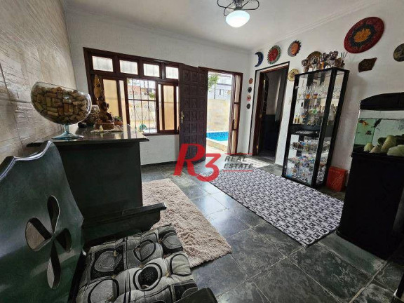 Imagem Casa com 3 Quartos à Venda, 185 m² em Embaré - Santos Imagem Casa com 3 Quartos à Venda, 185 m² em Embaré - Santos
