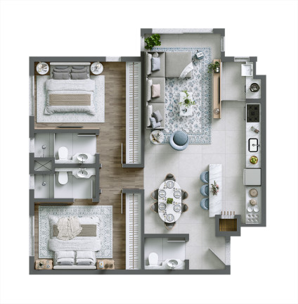 Imagem Apartamento com 2 Quartos à Venda, 154 m² em Planalto - Gramado Imagem Apartamento com 2 Quartos à Venda, 154 m² em Planalto - Gramado