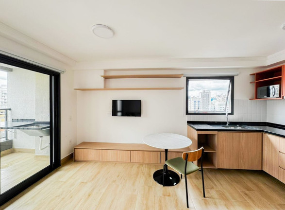 Imagem Apartamento com 1 Quarto para Alugar, 34 m² em República - São Paulo
