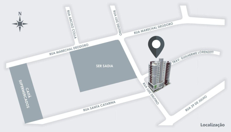 Imagem Apartamento com 3 Quartos à Venda, 107 m² em Centro - Concórdia Imagem Apartamento com 3 Quartos à Venda, 107 m² em Centro - Concórdia