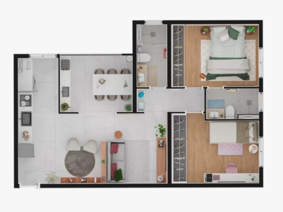 Imagem Apartamento com 1 Quarto à Venda, 43 m² em Nova Petrópolis - São Bernardo Do Campo Imagem Apartamento com 1 Quarto à Venda, 43 m² em Nova Petrópolis - São Bernardo Do Campo