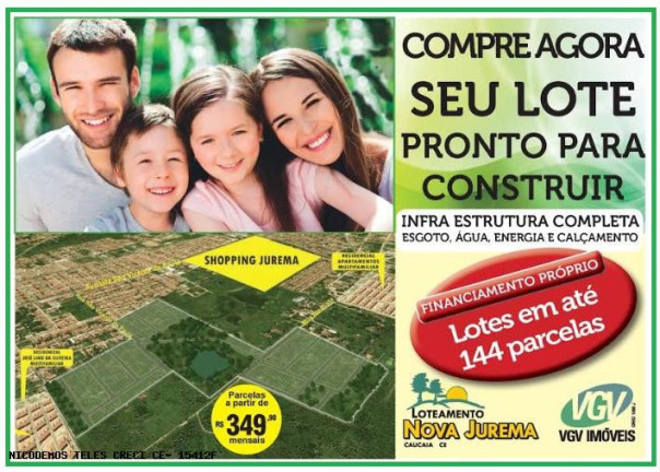Imagem Terreno à Venda, 150 m² em Araturi - Caucaia Imagem Terreno à Venda, 150 m² em Araturi - Caucaia