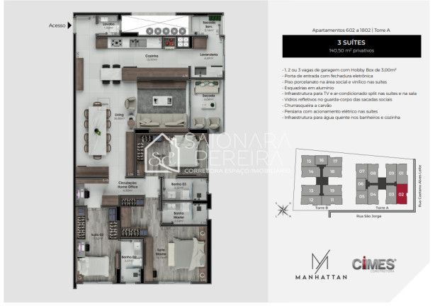 Imagem Apartamento com 3 Quartos à Venda, 133 m² em Floresta - São José