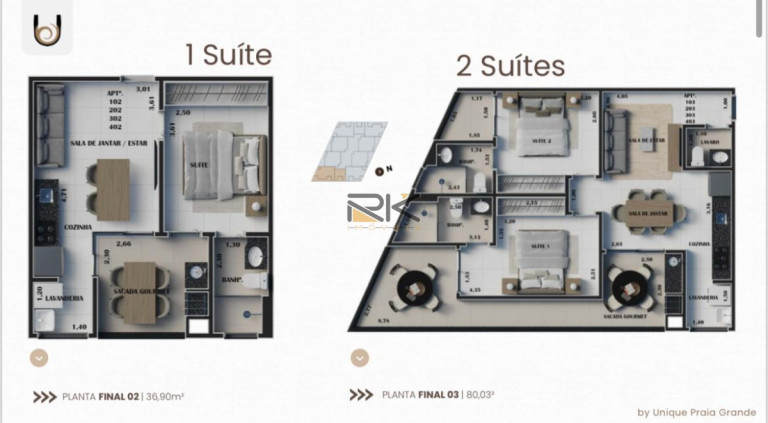 Imagem Apartamento com 1 Quarto à Venda, 36 m² em Praia Grande - Ubatuba