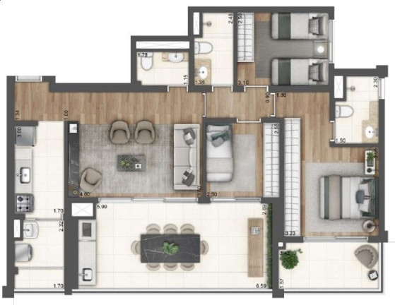 Imagem Apartamento com 3 Quartos à Venda, 107 m² em Ipiranga - São Paulo Imagem Apartamento com 3 Quartos à Venda, 107 m² em Ipiranga - São Paulo