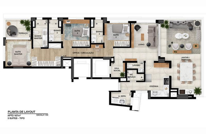 Imagem Apartamento com 3 Quartos à Venda, 167 m² em Mooca - São Paulo Imagem Apartamento com 3 Quartos à Venda, 167 m² em Mooca - São Paulo