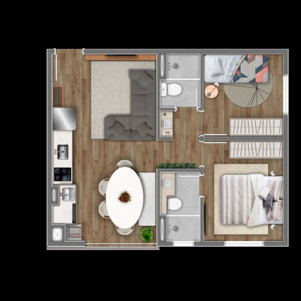 Imagem Cobertura com 2 Quartos à Venda, 81 m² em Vila Guilhermina - São Paulo Imagem Cobertura com 2 Quartos à Venda, 81 m² em Vila Guilhermina - São Paulo