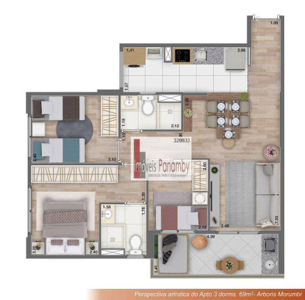 Imagem Apartamento com 2 Quartos à Venda, 47 m² em Vila Andrade - São Paulo Imagem Apartamento com 2 Quartos à Venda, 47 m² em Vila Andrade - São Paulo
