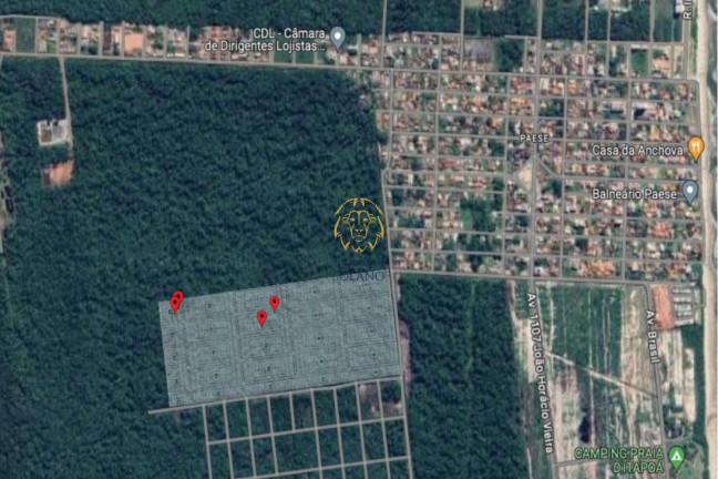 Terreno à Venda, 1.908 m² em Real Itapoá 2 - Itapoá