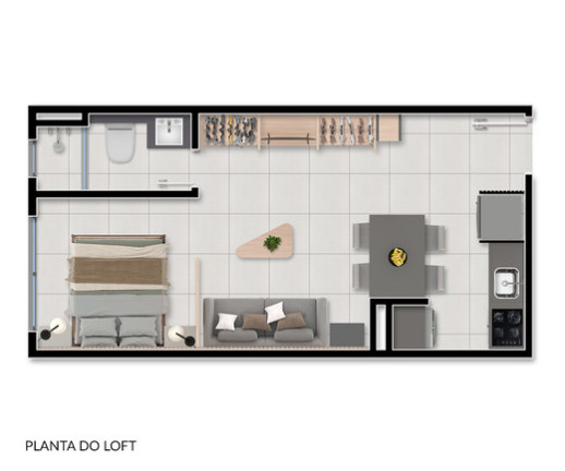 Imagem Apartamento com 2 Quartos à Venda, 44 m² em Lomba Do Pinheiro - Porto Alegre