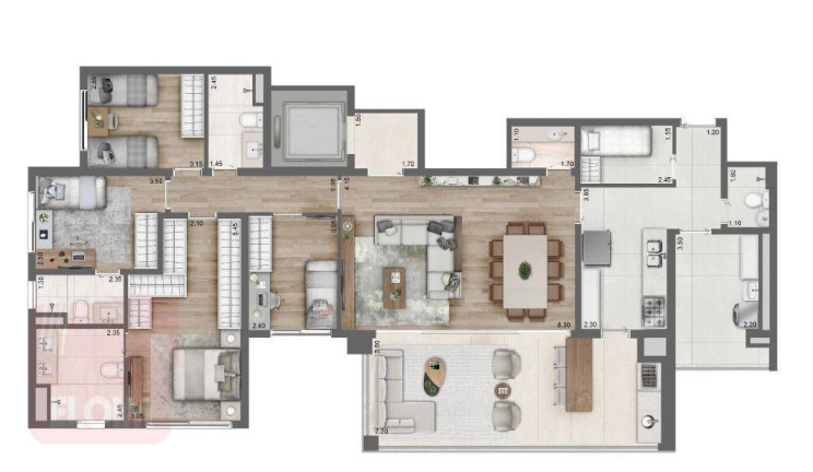 Imagem Apartamento com 3 Quartos à Venda, 158 m² em Perdizes - São Paulo