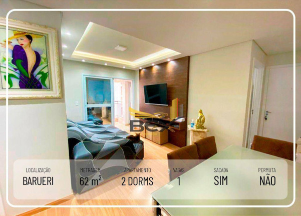 Imagem Apartamento com 2 Quartos à Venda, 62 m² em Jardim Timbauhy - Barueri Imagem Apartamento com 2 Quartos à Venda, 62 m² em Jardim Timbauhy - Barueri