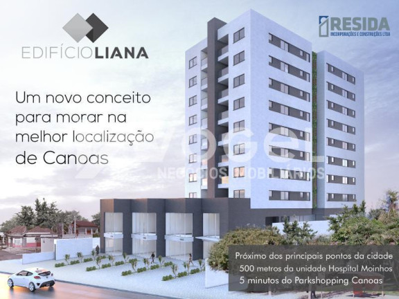 Apartamento com 2 Quartos à Venda, 72 m² em Centro - Canoas