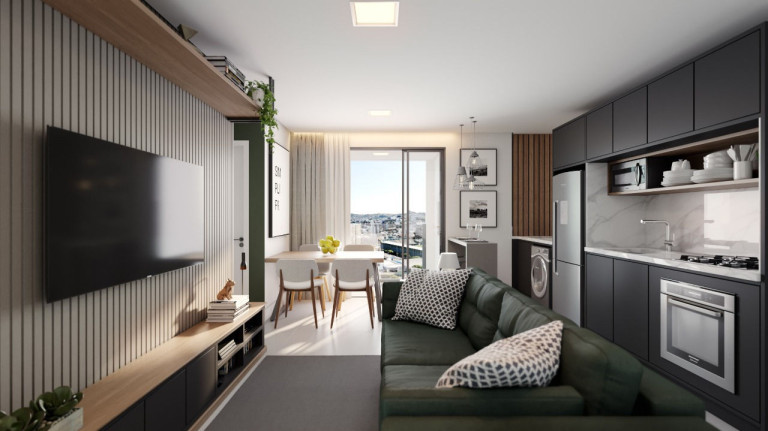 Imagem Apartamento com 1 Quarto à Venda, 33 m² em Jardim Praia Mar - Itapema