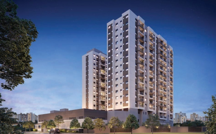 Apartamento com 2 Quartos à Venda, 46 m² em Santo Amaro - São Paulo