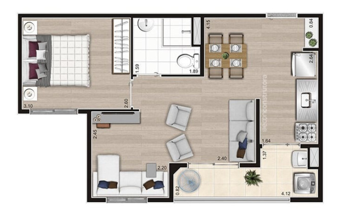 Apartamento com 2 Quartos à Venda, 47 m² em Vila Nova Mazzei - São Paulo
