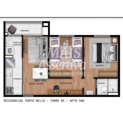 Imagem Apartamento com 2 Quartos à Venda, 41 m² em Fátima - Canoas Imagem Apartamento com 2 Quartos à Venda, 41 m² em Fátima - Canoas