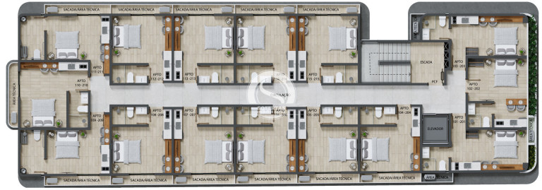 Imagem Apartamento com 1 Quarto à Venda, 19 m² Imagem Apartamento com 1 Quarto à Venda, 19 m²