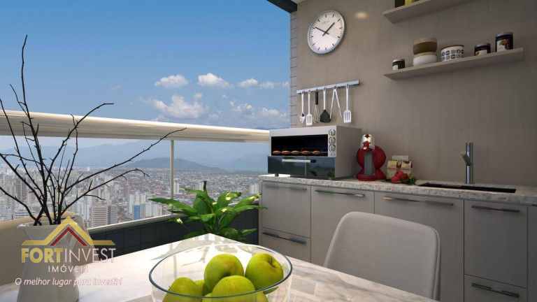 Imóvel com 1 Quarto à Venda, 38 m² em Guilhermina - Praia Grande