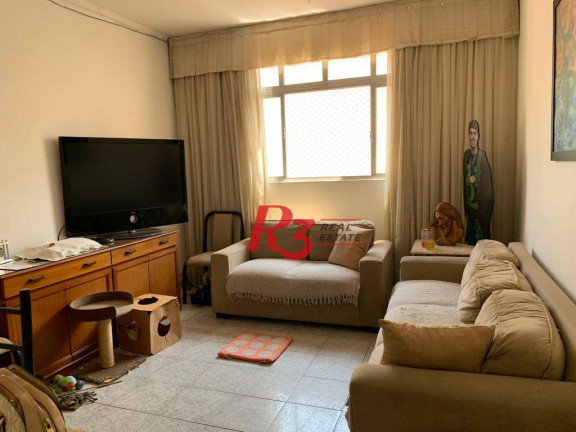 Imagem Apartamento com 3 Quartos à Venda, 137 m² em Gonzaga - Santos Imagem Apartamento com 3 Quartos à Venda, 137 m² em Gonzaga - Santos