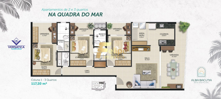 Imagem Imóvel com 3 Quartos à Venda, 117 m² em Enseada Azul - Guarapari Imagem Imóvel com 3 Quartos à Venda, 117 m² em Enseada Azul - Guarapari