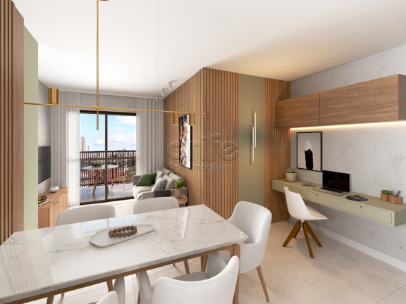 Imagem Apartamento com 2 Quartos à Venda, 53 m² em Presidente Kennedy - Fortaleza