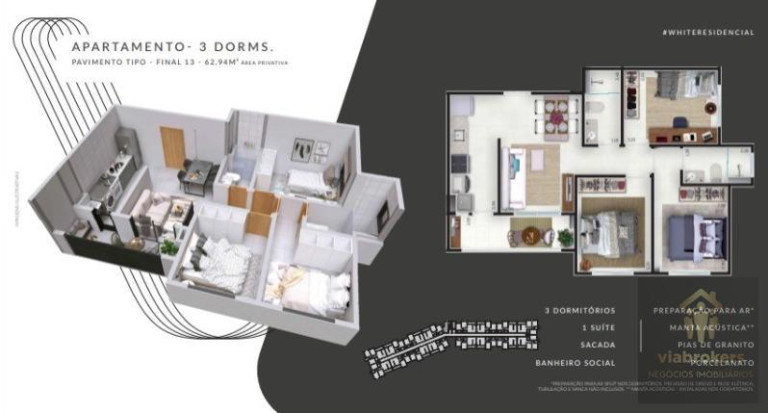 Imagem Apartamento à Venda, em Loteamento Santa Marta - Ribeirão Preto Imagem Apartamento à Venda, em Loteamento Santa Marta - Ribeirão Preto