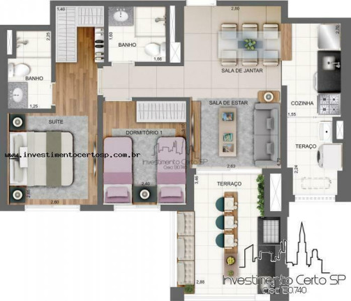 Imagem Apartamento com 2 Quartos à Venda, 66 m² em Parque São Jorge - São Paulo