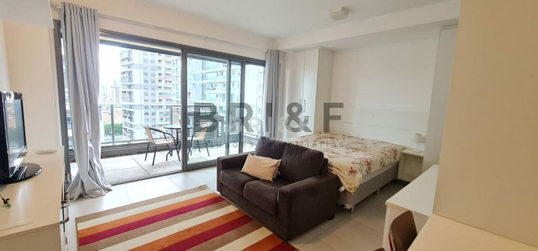 Imagem Apartamento com 1 Quarto para Alugar, 40 m² em Brooklin Paulista - São Paulo Imagem Apartamento com 1 Quarto para Alugar, 40 m² em Brooklin Paulista - São Paulo
