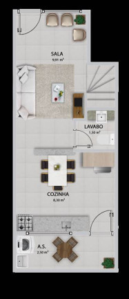 Imagem Sobrado com 2 Quartos à Venda, 55 m² em Boqueirao - Praia Grande Imagem Sobrado com 2 Quartos à Venda, 55 m² em Boqueirao - Praia Grande