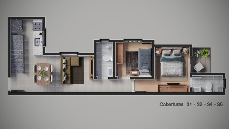 Imagem Apartamento com 2 Quartos à Venda, 93 m² em Campestre - Santo André