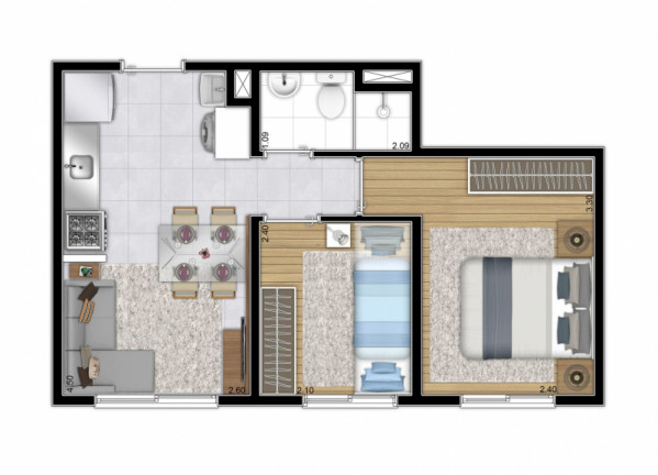 Imagem Apartamento com 2 Quartos à Venda, 32 m² em Bairro Do Limão - São Paulo