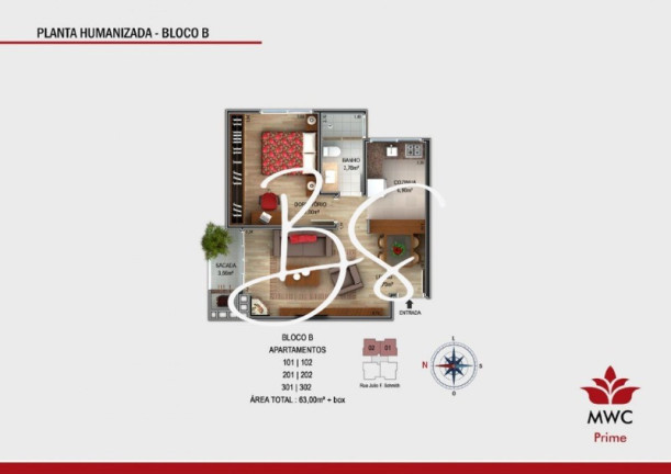 Imagem Apartamento com 2 Quartos à Venda, 65 m² em Centro - Canela Imagem Apartamento com 2 Quartos à Venda, 65 m² em Centro - Canela