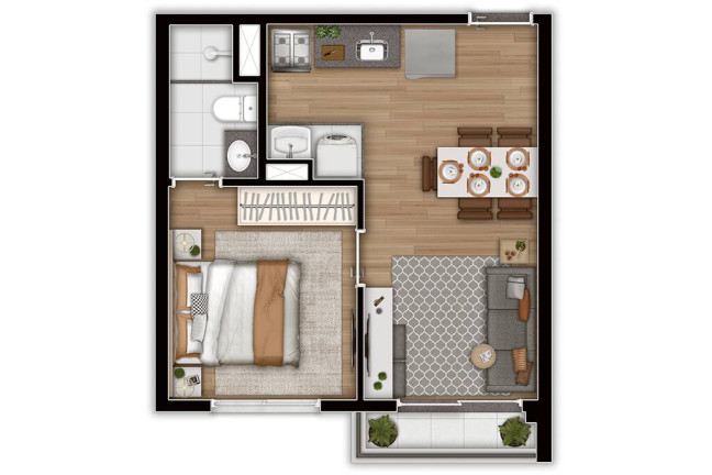 Imagem Apartamento com 1 Quarto à Venda, 31 m² em Vila Sônia - São Paulo Imagem Apartamento com 1 Quarto à Venda, 31 m² em Vila Sônia - São Paulo