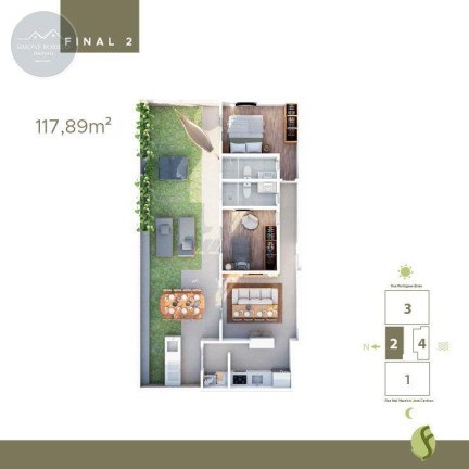 Imagem Apartamento com 2 Quartos à Venda, 76 m² em Canto Do Forte - Praia Grande