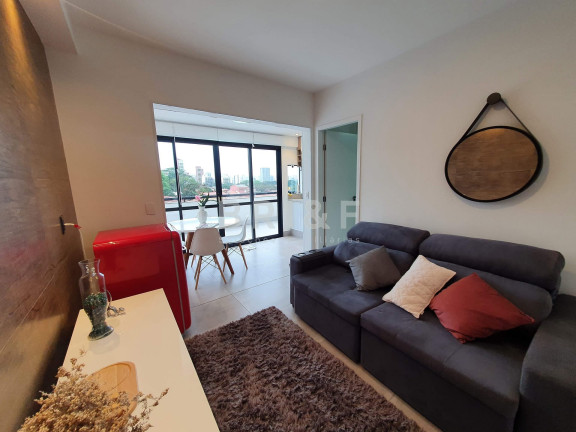 Imagem Apartamento com 1 Quarto para Alugar, 59 m² em Campo Belo - São Paulo Imagem Apartamento com 1 Quarto para Alugar, 59 m² em Campo Belo - São Paulo