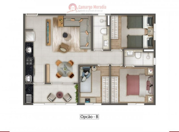 Imagem Apartamento com 3 Quartos à Venda, 63 m² em Parque Santa Rosa - Suzano Imagem Apartamento com 3 Quartos à Venda, 63 m² em Parque Santa Rosa - Suzano