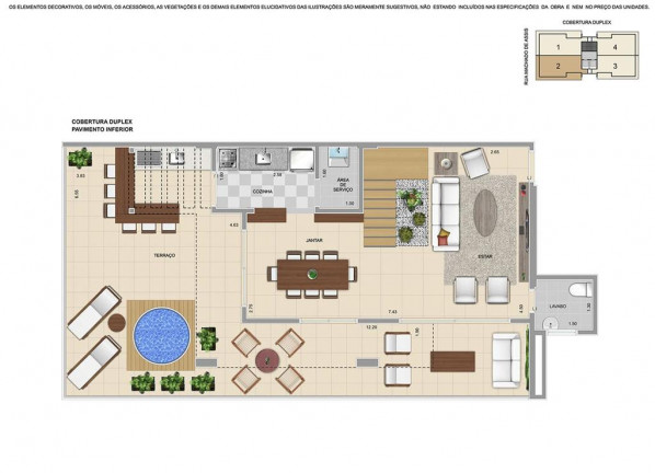 Imagem Cobertura com 3 Quartos à Venda, 123 m² em Bela Vista - Osasco