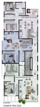 Imagem Apartamento com 2 Quartos à Venda, 88 m² em Palmas - Governador Celso Ramos Imagem Apartamento com 2 Quartos à Venda, 88 m² em Palmas - Governador Celso Ramos
