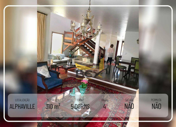 Imagem Casa com 5 Quartos à Venda, 310 m² em Residencial Cinco (alphaville) - Santana De Parnaíba Imagem Casa com 5 Quartos à Venda, 310 m² em Residencial Cinco (alphaville) - Santana De Parnaíba