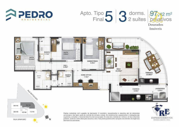 Imagem Apartamento com 1 Quarto à Venda, 51 m² em Tupi - Praia Grande