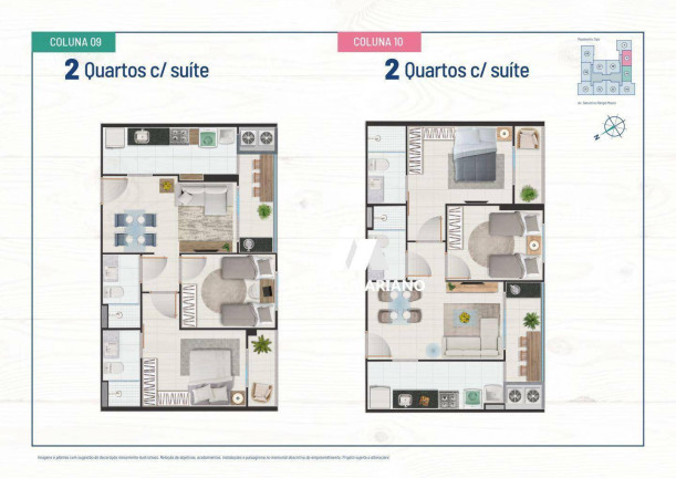 Imagem Apartamento com 2 Quartos à Venda, 54 m² em Praia De Itaparica - Vila Velha