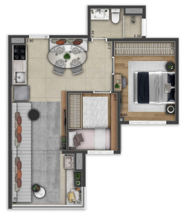 Imagem Apartamento com 2 Quartos à Venda, 47 m² em Penha De França - São Paulo