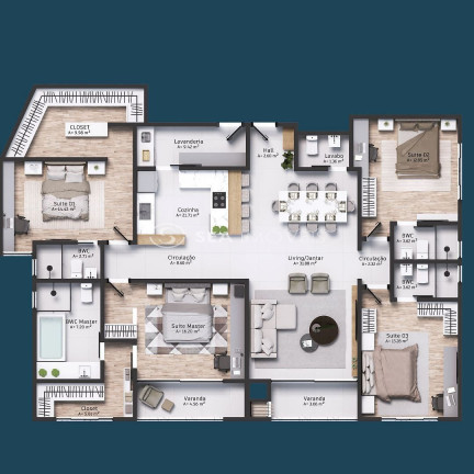 Imagem Apartamento com 2 Quartos à Venda, 80 m² em Centro - Balneário Camboriú Imagem Apartamento com 2 Quartos à Venda, 80 m² em Centro - Balneário Camboriú