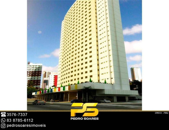 Imagem Apartamento com 1 Quarto à Venda, 35 m² em Manaíra - João Pessoa Imagem Apartamento com 1 Quarto à Venda, 35 m² em Manaíra - João Pessoa