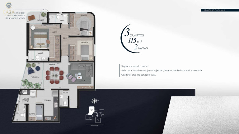 Imagem Imóvel com 3 Quartos à Venda, 115 m² em Vale Do Sereno - Nova Lima Imagem Imóvel com 3 Quartos à Venda, 115 m² em Vale Do Sereno - Nova Lima