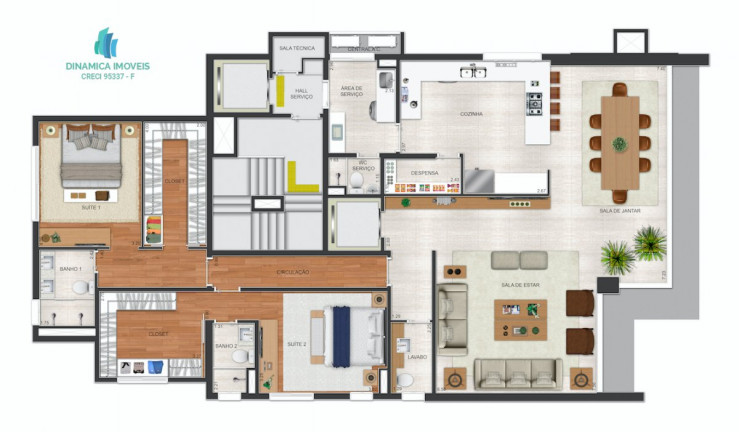 Imagem Apartamento com 4 Quartos à Venda, 178 m² em Vila Itapura - Campinas